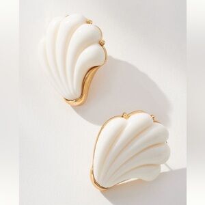 NWT shell earrings by Anthropologie